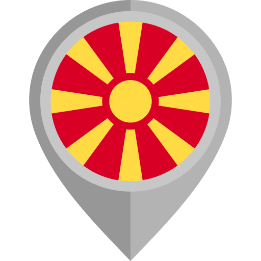 North Macedonia Flag