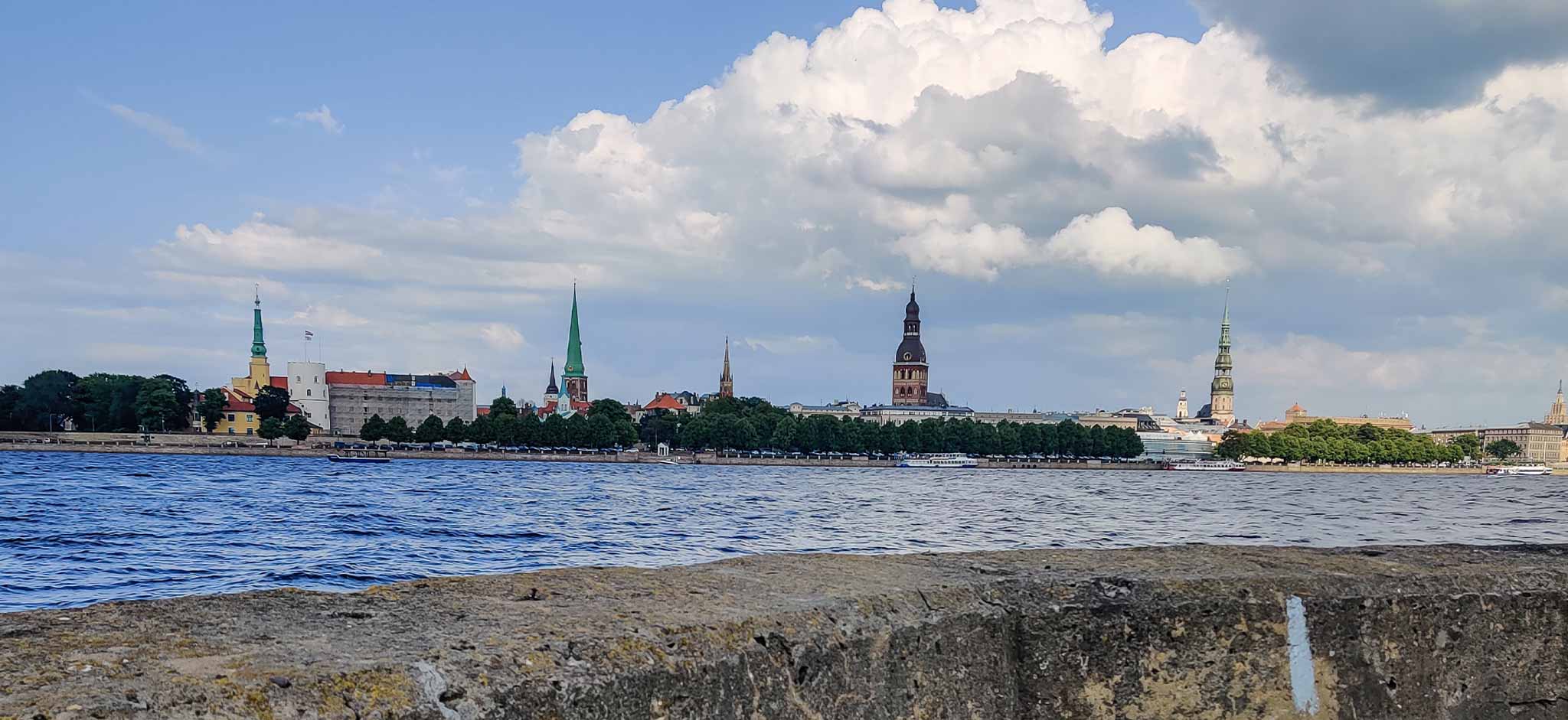 Riga Castle, St. Jacob Catholic Cathedral, the Cathedral and St. Peter's Church