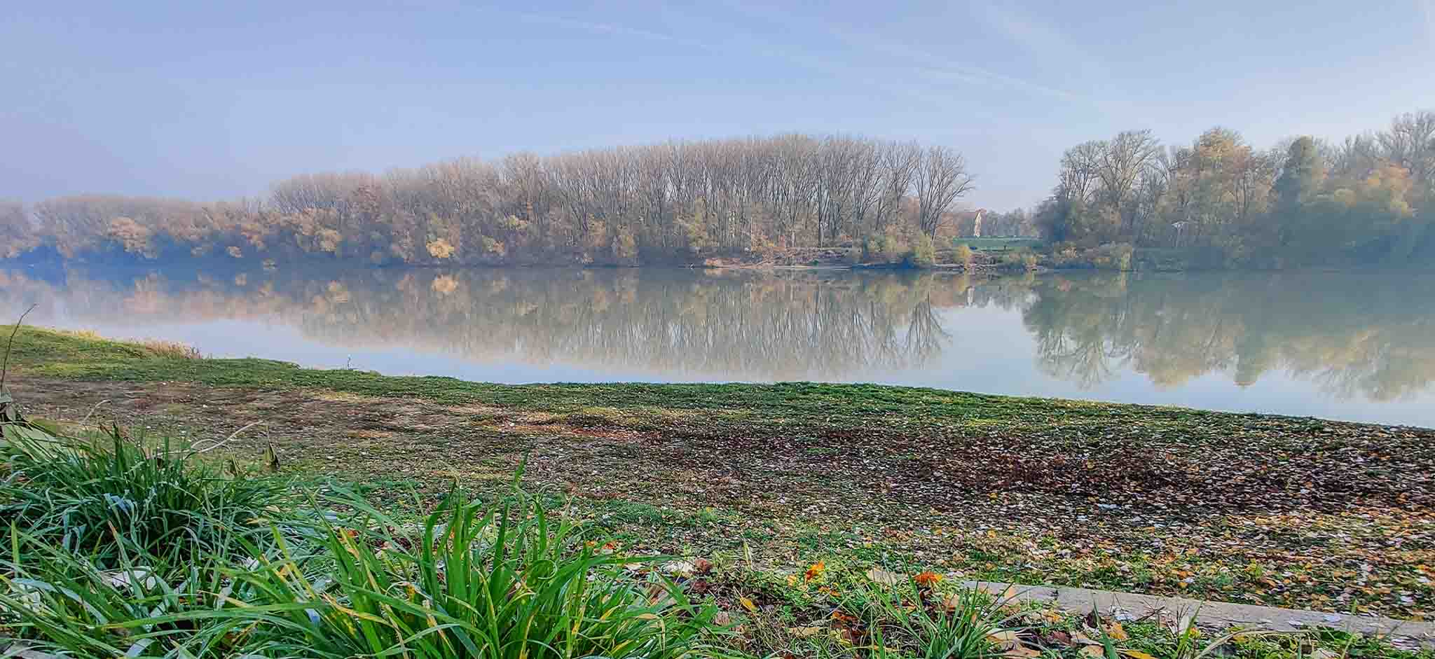 A lake view in Hungary