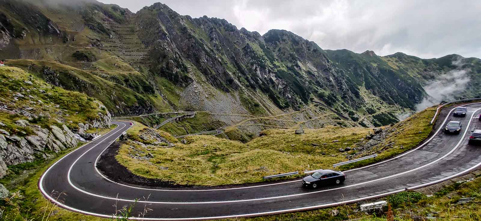 Transfăgărășan road in Romania