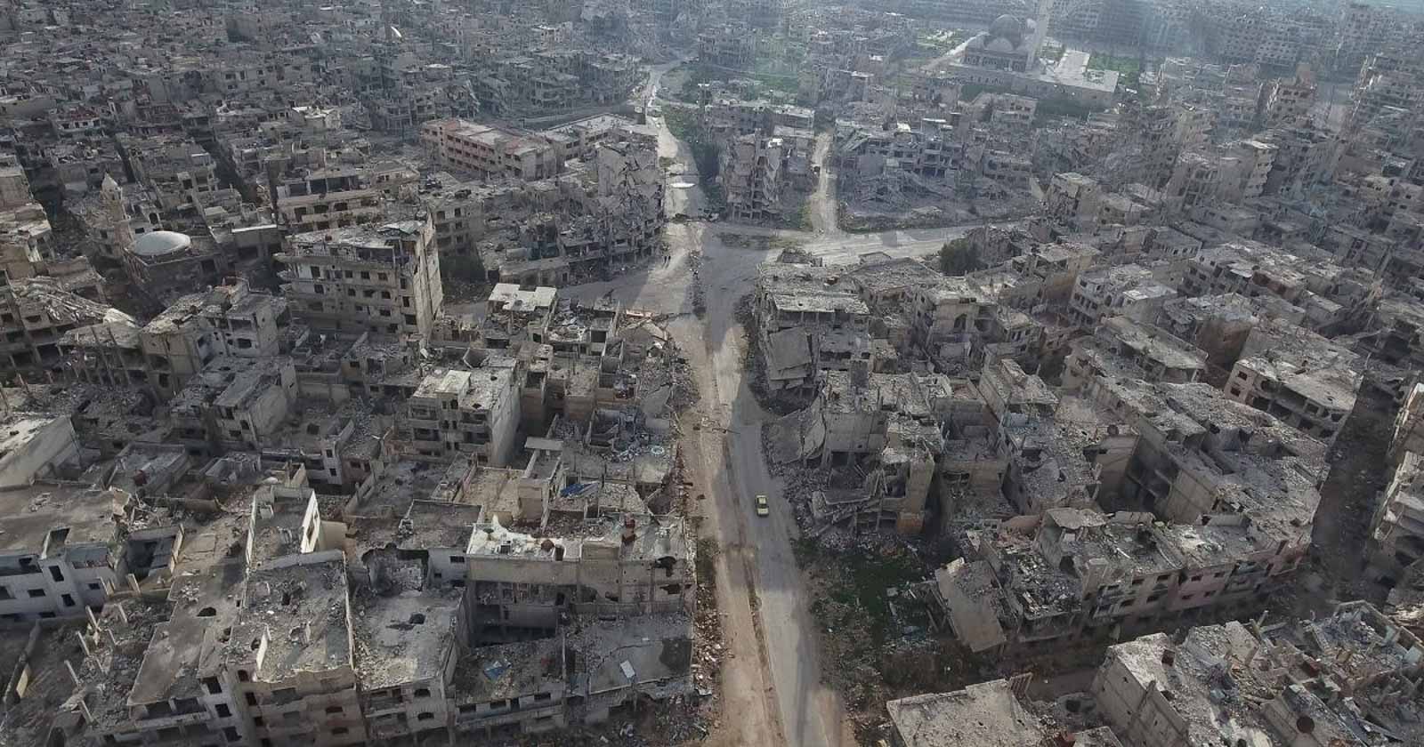 Homs, Syria buildings - bird's eye view - Visit Syria