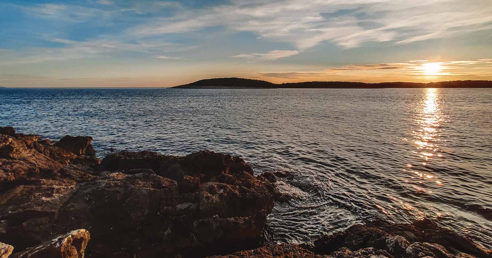 Sea view during sunset