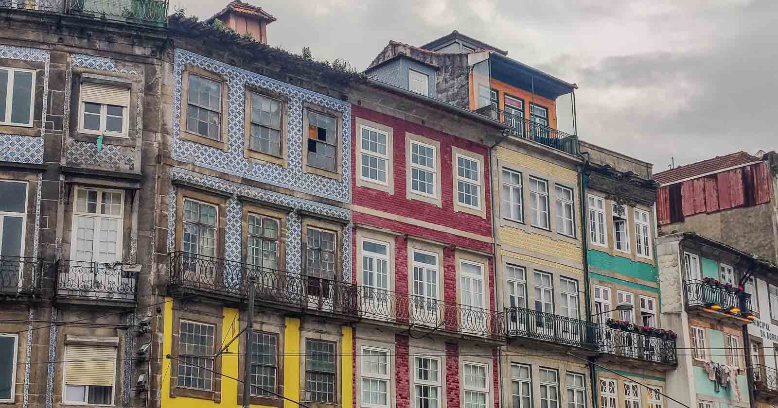 Colourful building in Porto - Portugal Travel Guide